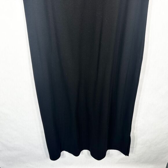 Quacker Factory Small Dress Black Sequin Parrot Maxi‎ Shift Sleeveless 1639 - Picture 7 of 9